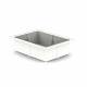 Pegasus T103040 Solid Tray - ABS, Cream, 12" L x 16" W x 4" H