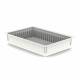 Pegasus T104040 Solid Tray - ABS, Cream, 24" L x 16" W x 4" H 