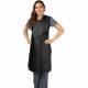 Universal Medical UM-QSFLXB Series Fast Ship Flex Back Lightweight Lead Apron - Black Nylon (Front View)