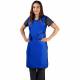 Universal Medical UM-QSFLXB Series Fast Ship Flex Back Lightweight Lead Apron - Royal Blue Nylon (Front View)