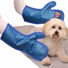 Blue Vet Mitt