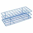 Coated Wire Rack - Fits 22-25mm Tubes, 40-Well, Blue