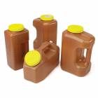 Globe Scientific 24 Hour Urine Collection Amber Containers