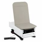 Model 3503-500-300WS FusionONE+ ProGlide Power Hi-Lo Power Backrest Exam Table with WheelBase System, Foot Control, Stirrups, Drawer Warmer, Pelvic Tilt & Electrical Receptacle - Warm Sand