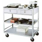 Lakeside Stainless Steel Utility Table with Two Drawers