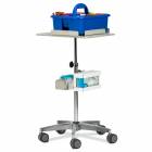 Clinton 67001 Phlebotomy Store & Go Cart (Tray pictured on top and all supplies shown not included)