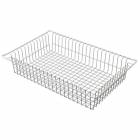 5″ Wire Basket for MedStor Max Cabinets, One Long Divider, 81071-1 - Harloff
