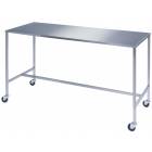 36H Stainless Steel Work Tables with H-Brace & Bullet Feet by Blickman