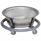 Stainless Steel Kick Bucket with Removable 12 Quart Basin MCM540