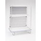 Stainless Steel Wire Back - 4 x 6 Grid Size for CDS-147-A Distribution Cart