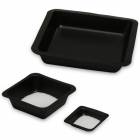 MTC Bio Antistatic Polystyrene Square Weigh Boat - Black