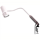 Waldmann D16044100 HALUX N50-3 P SX LED Exam Light with 31.5" Gooseneck Arm, 5 Dimming Levels, and 3 Color Shades - Table Clamp Mounted