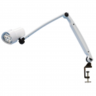 Waldmann D16045100 HALUX N50-1 P FX LED Exam Light with 33.5" Articulating Double Arm - Table Clamp Mounted