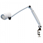 Waldmann D16046100 HALUX N50-3 P FX LED Exam Light with 33.5" Articulating Double Arm, 5 Dimming Levels, and 3 Color Shades - Table Clamp Mounted