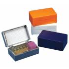 Slide Storage Box for 12 Microscope Slides - Cork Lined