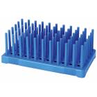 50-Well Fiberglass Reinforce Peg Rack for 10mL Tubes