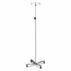 Clinton IVS-312 Economy Stainless Steel IV Pole With Detachable 2-Hook Top