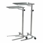 Mid Central Medical MCM730 and MCM731 Stainless Steel Mayo Stands with Knob Control