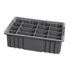 Harloff MR-6EXTRAY Drawer Exchange Tray with Adjustable Plastic Dividers for MR-Conditional Cart 6" High Drawers