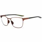 Phillips Safety Nike Metal Fusion Radiation Glasses - Satin Walnut FV2377-215 (Left Angle View)
