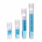 Globe Scientific 3032 Series RingSeal™ Cryogenic Vials, External Threads, Attached Screwcap with O-Ring Seal, Sterile - Grouped
