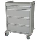 Harloff SL555PC Standard Line 550 Punch Card Medication Cart with Key Lock, Without Locking Narcotics Box