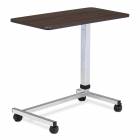 Clinton Model TS-160 U-Base, Over Bed Table With Walnut Laminate Top
